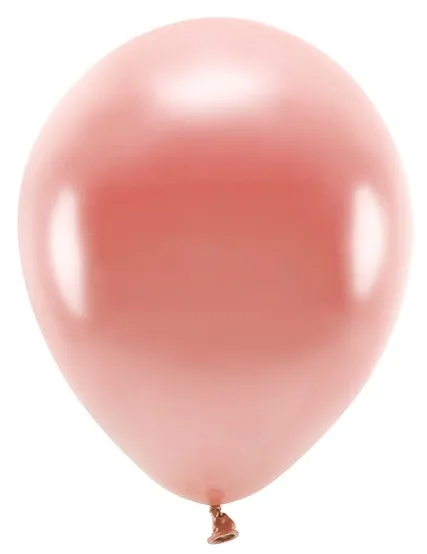 100 palloncini ecologici rosa oro 30cm