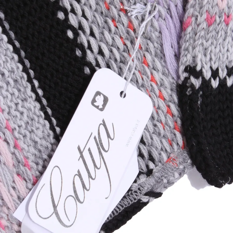 3809Y sciarpa bimba girl CATYA wool multicolor scarf