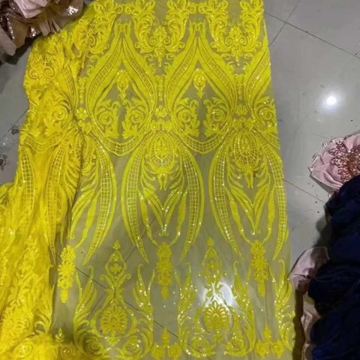 Abiti da sera a maniche lunghe Robe De Soiree Musulmano Verde Paillettes Marocchino Caftano Abiti da sera formale da ballo di fi