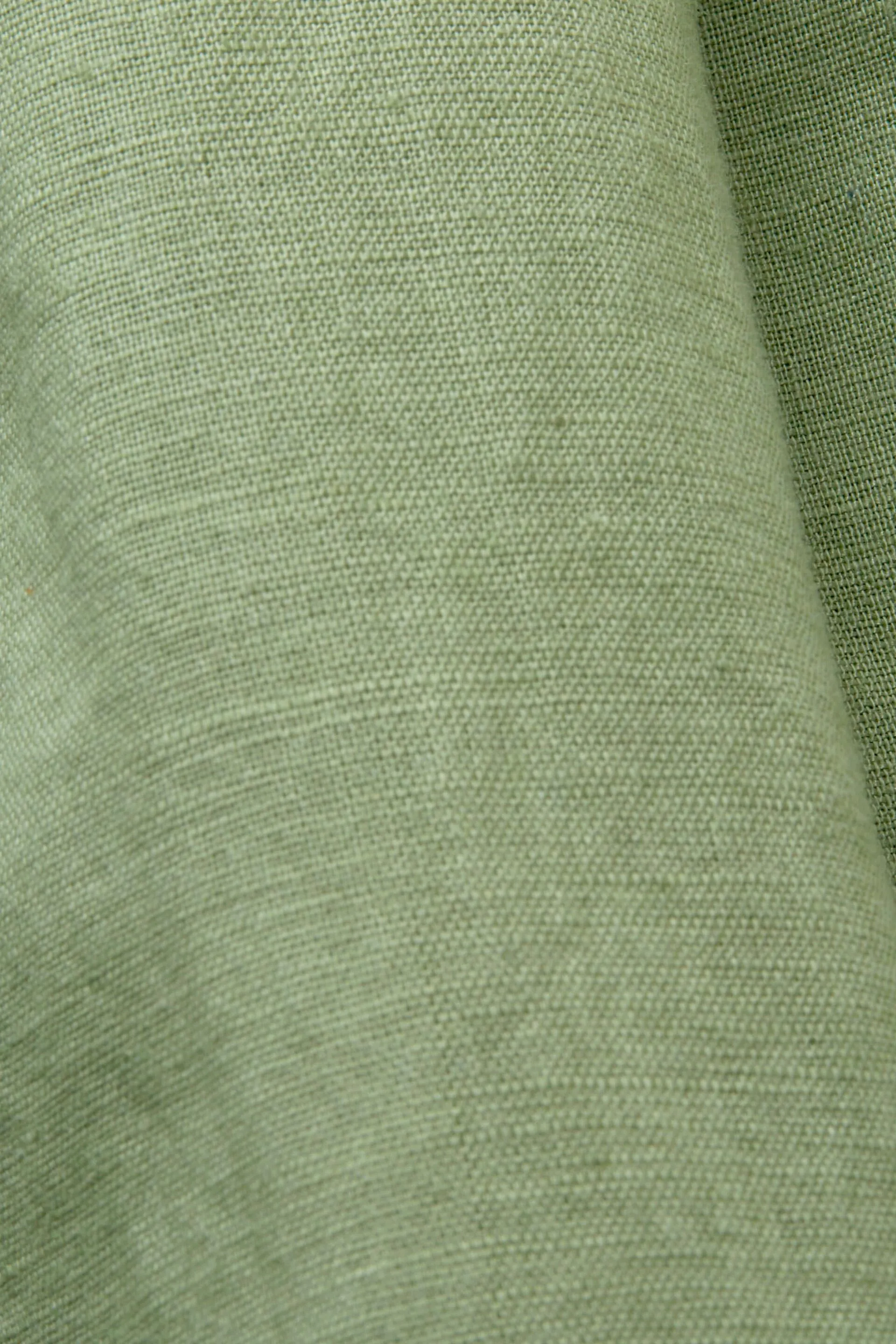 Abito camicia in cotone e lino