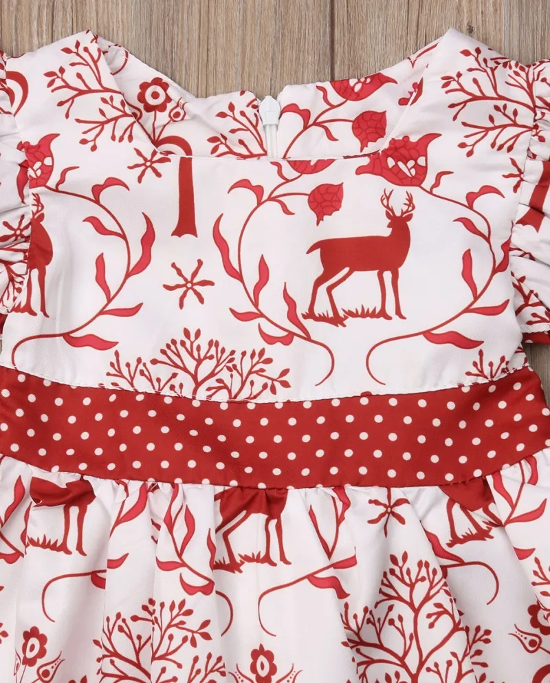 Abito da principessa per ragazza di Natale Abiti per bambini per ragazze Abiti da cerimonia per feste con fiocchi di fiocchi di