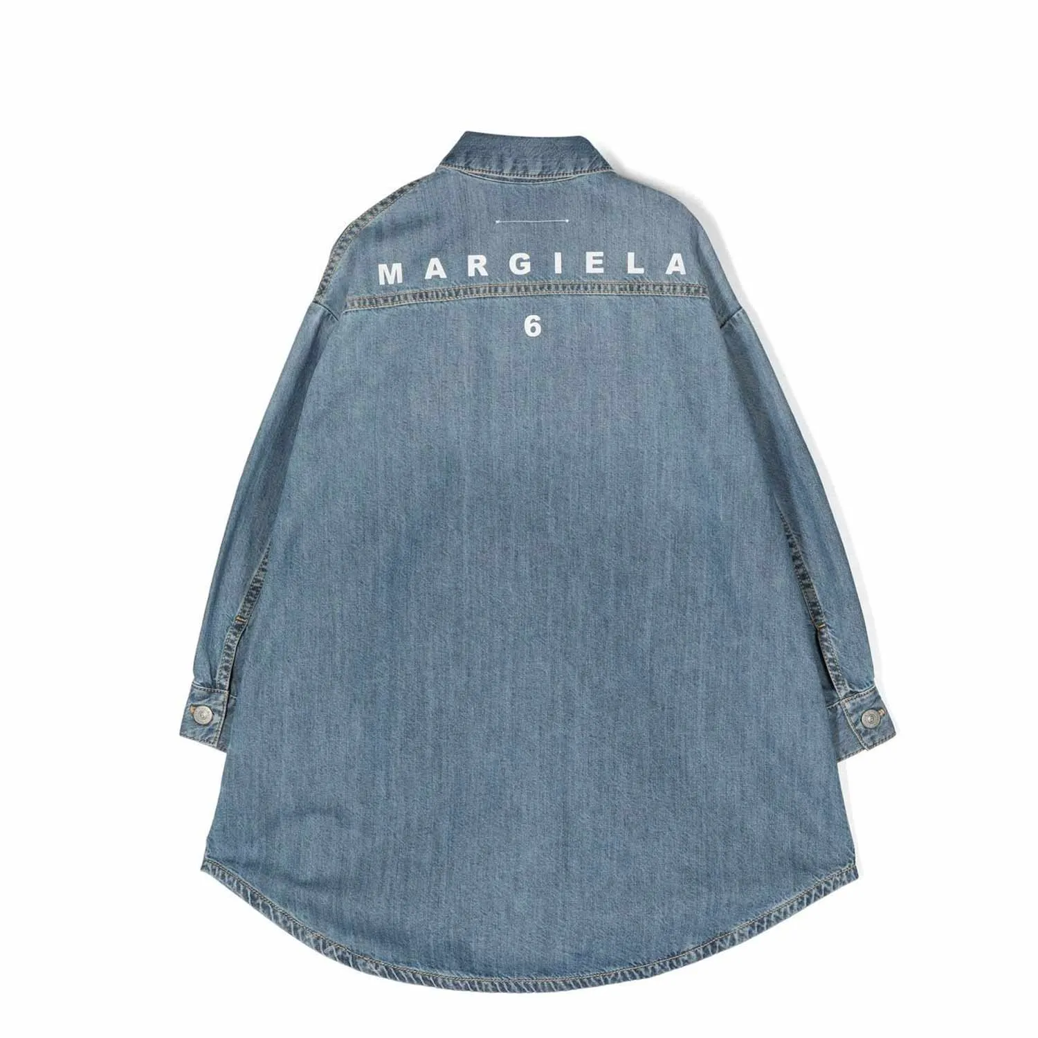 Abito Denim Blu Sfumato Bambina E Teenager