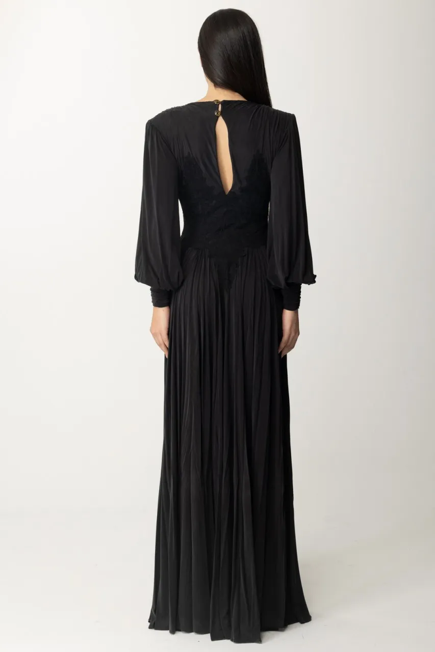 Abito Red Carpet con corpino in pizzo Nero