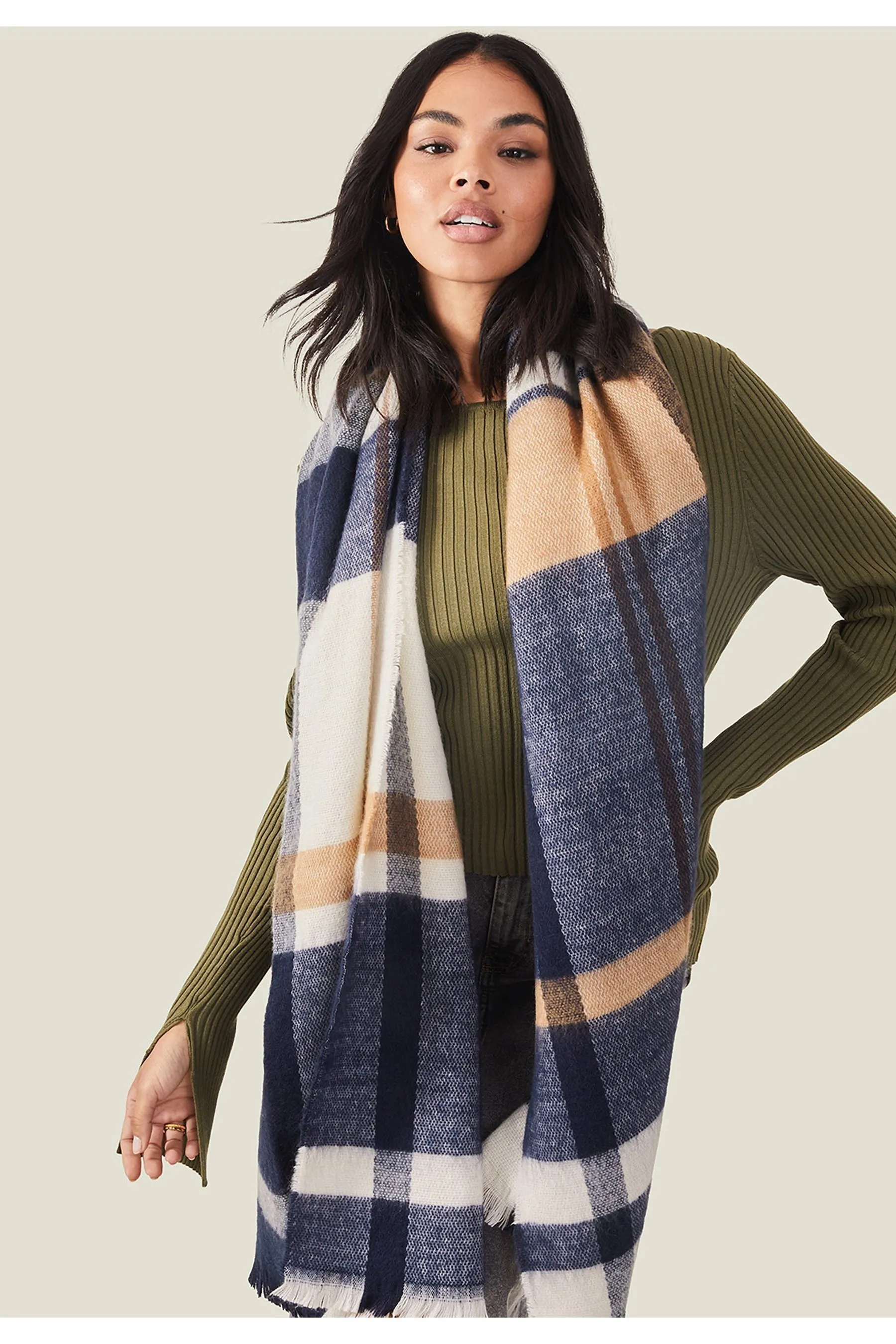 Accessorize A quadri - Sciarpa stile coperta