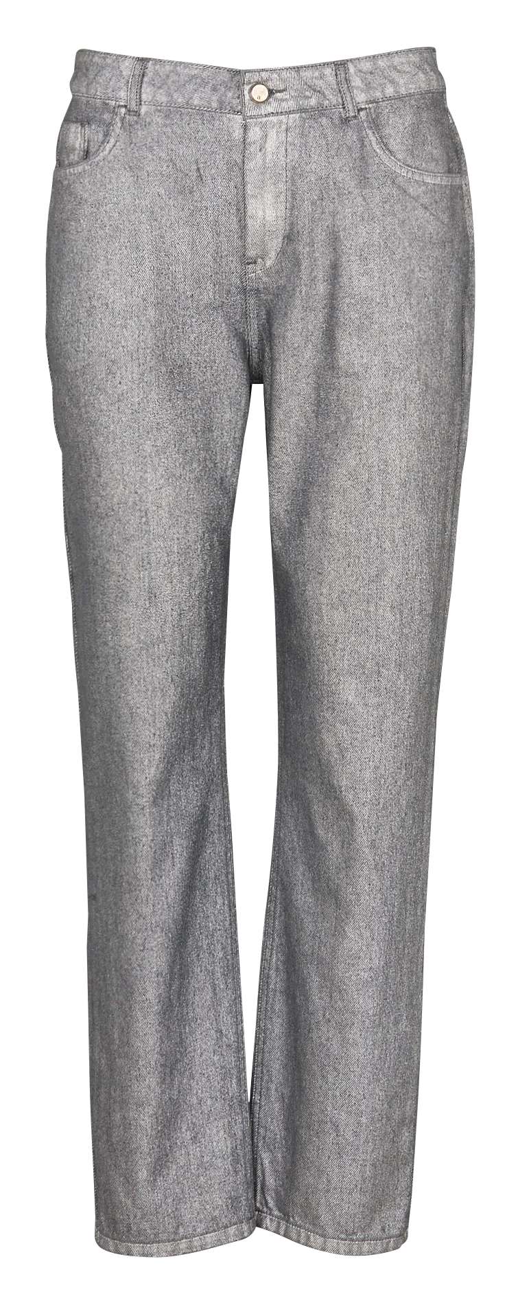  ACOTE   SARA - Jeans slim a vita alta in cotone | Grigio