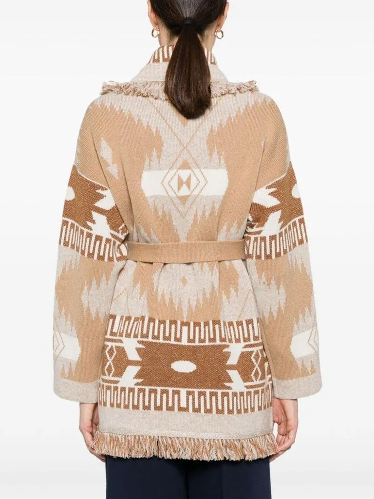 alanui Cardigan iconico in jacquard