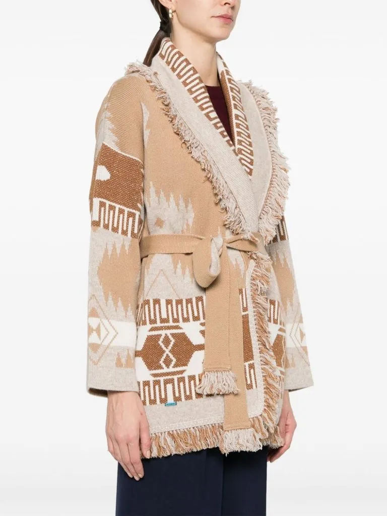 alanui Cardigan iconico in jacquard