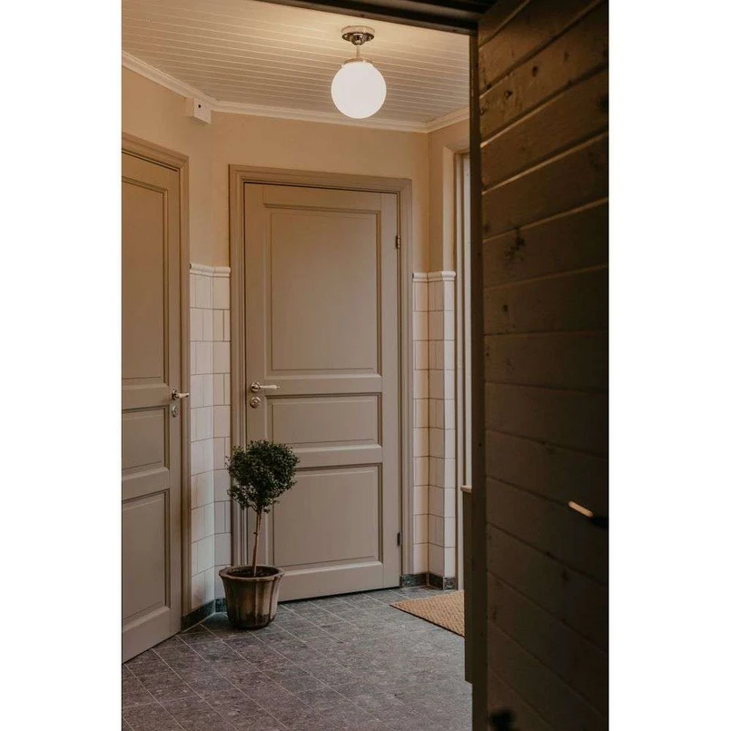 Alley Plafoniera IP44 Chrome/White - Globen Lighting | Acquista online