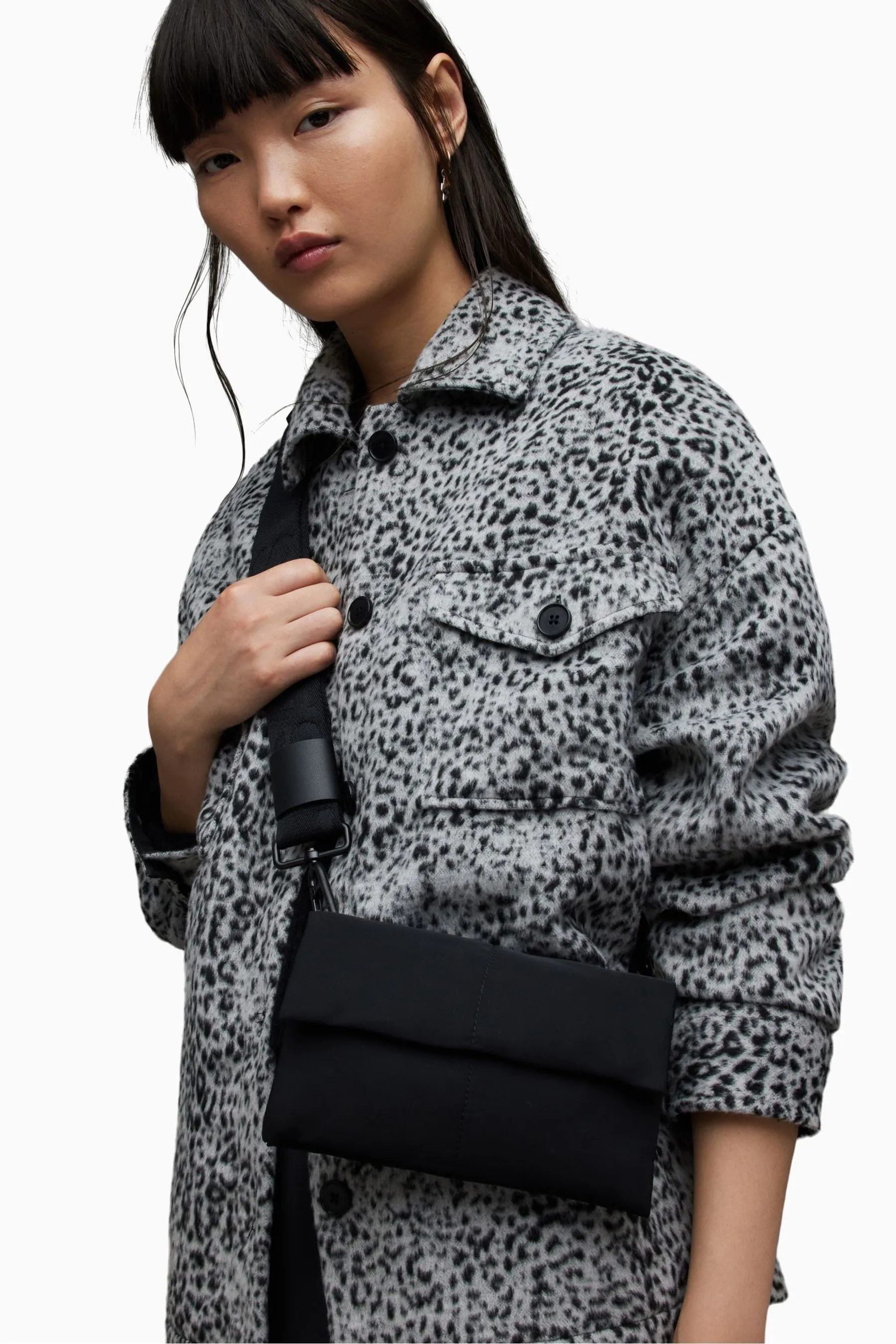 AllSaints - Ezra - Borsa in nylon