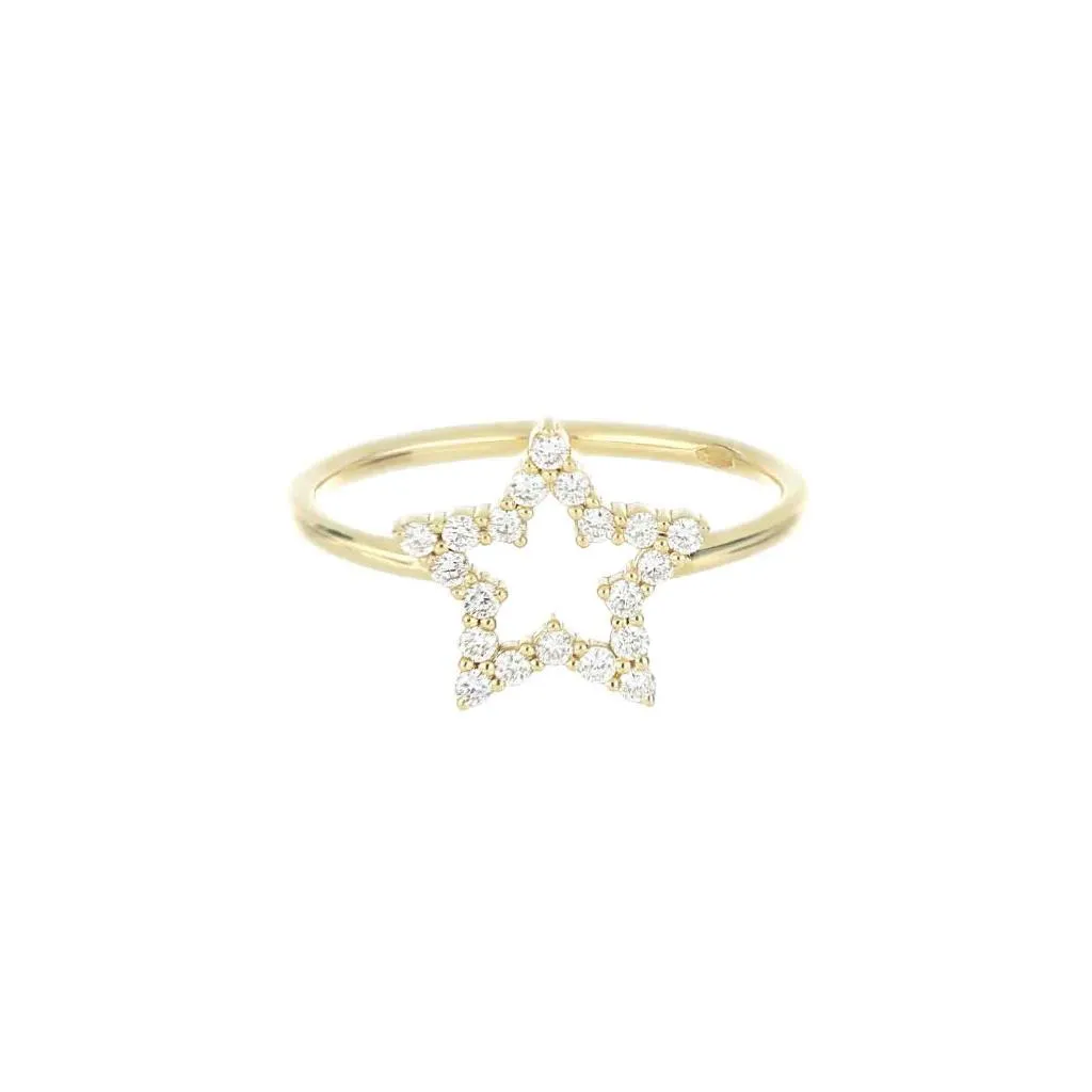 Anello brillando stella 18kt Maman et Sophie ANBRL3D13