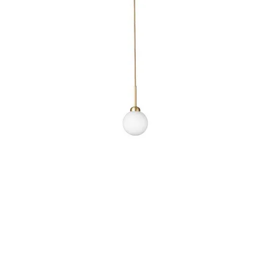 Apiales 1 Lampada a Sospensione Ottone/Opale - Nuura | Acquista online