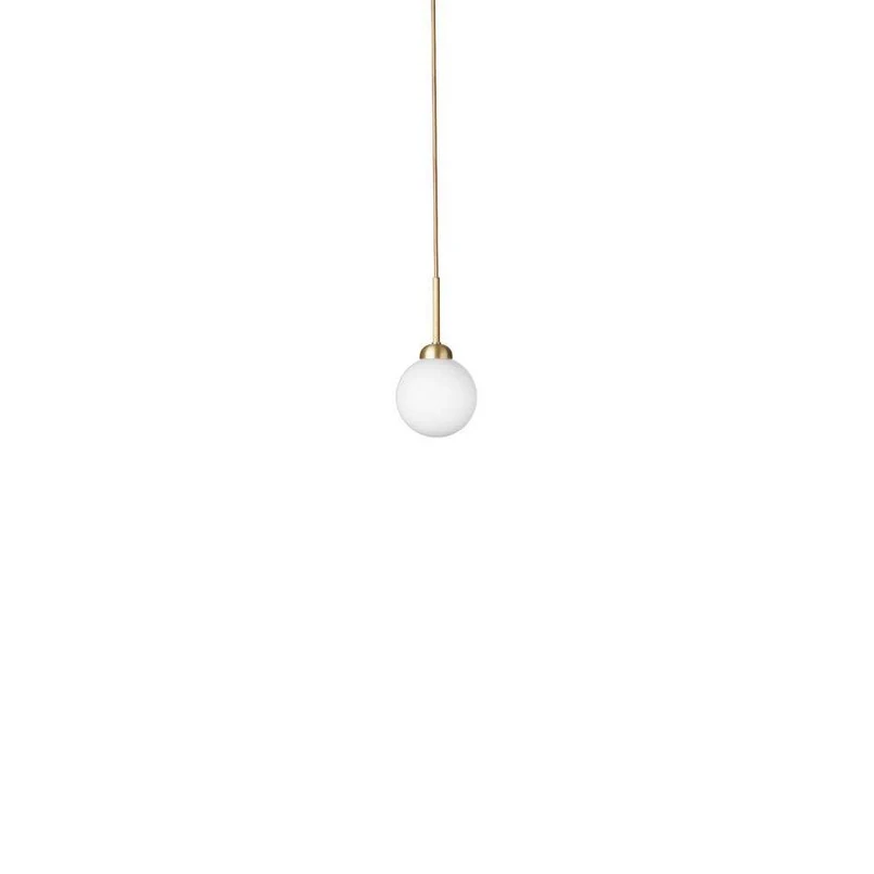 Apiales 1 Lampada a Sospensione Ottone/Opale - Nuura | Acquista online