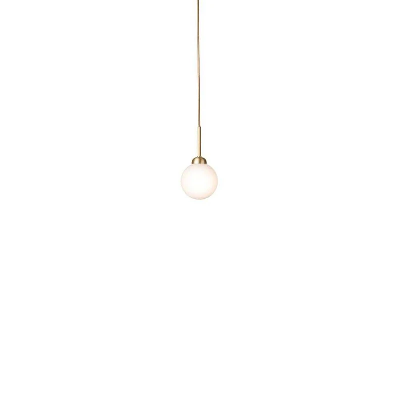 Apiales 1 Lampada a Sospensione Ottone/Opale - Nuura | Acquista online