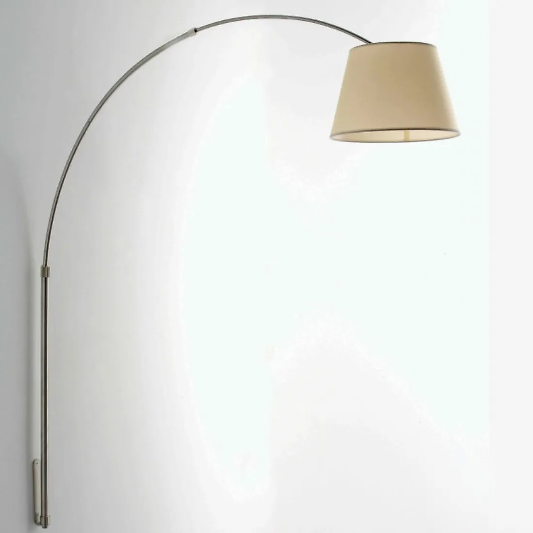 Applique arco Illuminando BOING AP G E27 LED lampada parete telescopica paralume pergamena interno