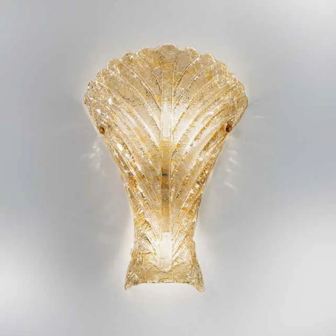 Applique classico Sylcom LOREDAN 1401 E27 LED vetro murano lampada parete