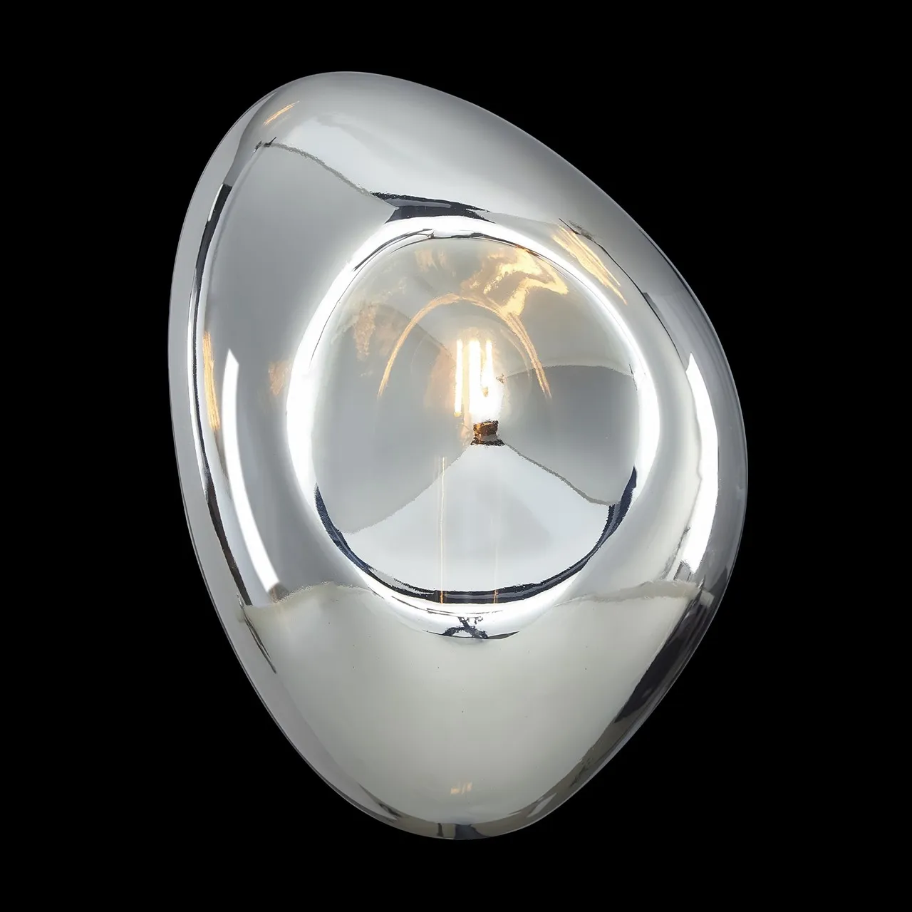 Applique Cromo Vetro Irregolare Decorativo 1xE14 Mabell Maytoni