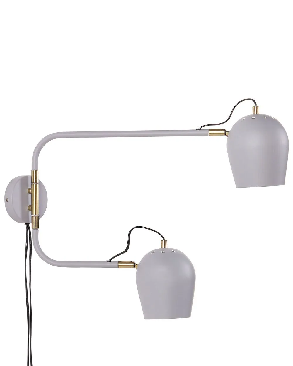 Applique ESTRELLA Regolabile Metallo Grigio chiaro
