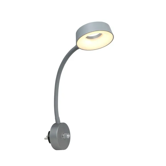 Applique Globo BENDOS LED Argento, 1-Luce