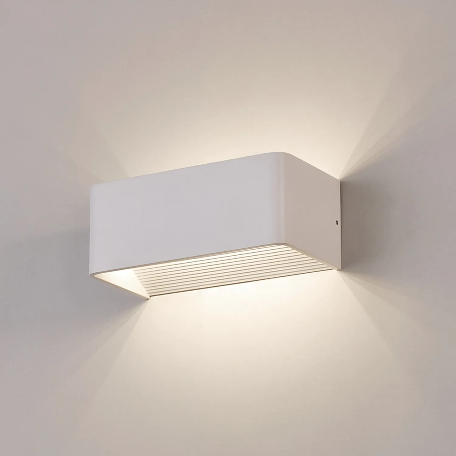 Applique Icon Bianco Biemissione Led 10,5w CCT 2700K/3000K L20 cm ACB