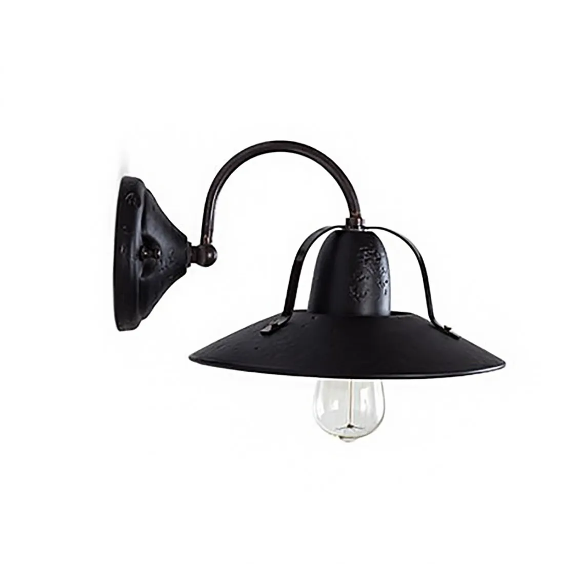 Applique Toscot ASIAGO 1131 25 LED E27 lampada parete classica rustica artigianale interno