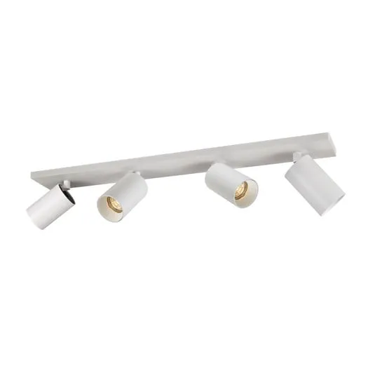 Arcchio faretto Brinja, bianco, angolare, Ø 7 cm, a 4 luci, GU10