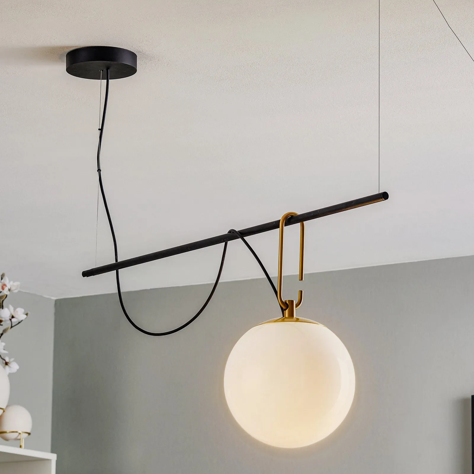 Artemide nh S2 22 sospensione 90,5 cm globo Ø 22cm