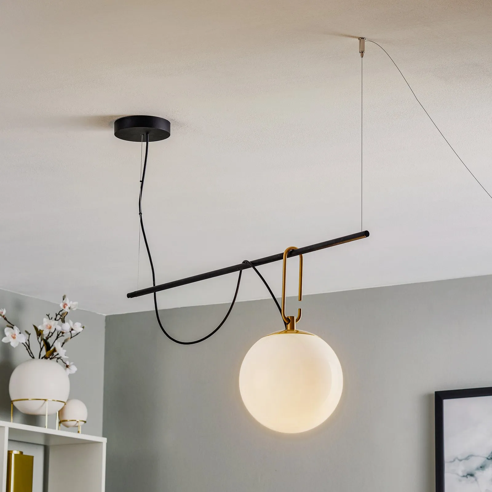 Artemide nh S2 22 sospensione 90,5 cm globo Ø 22cm