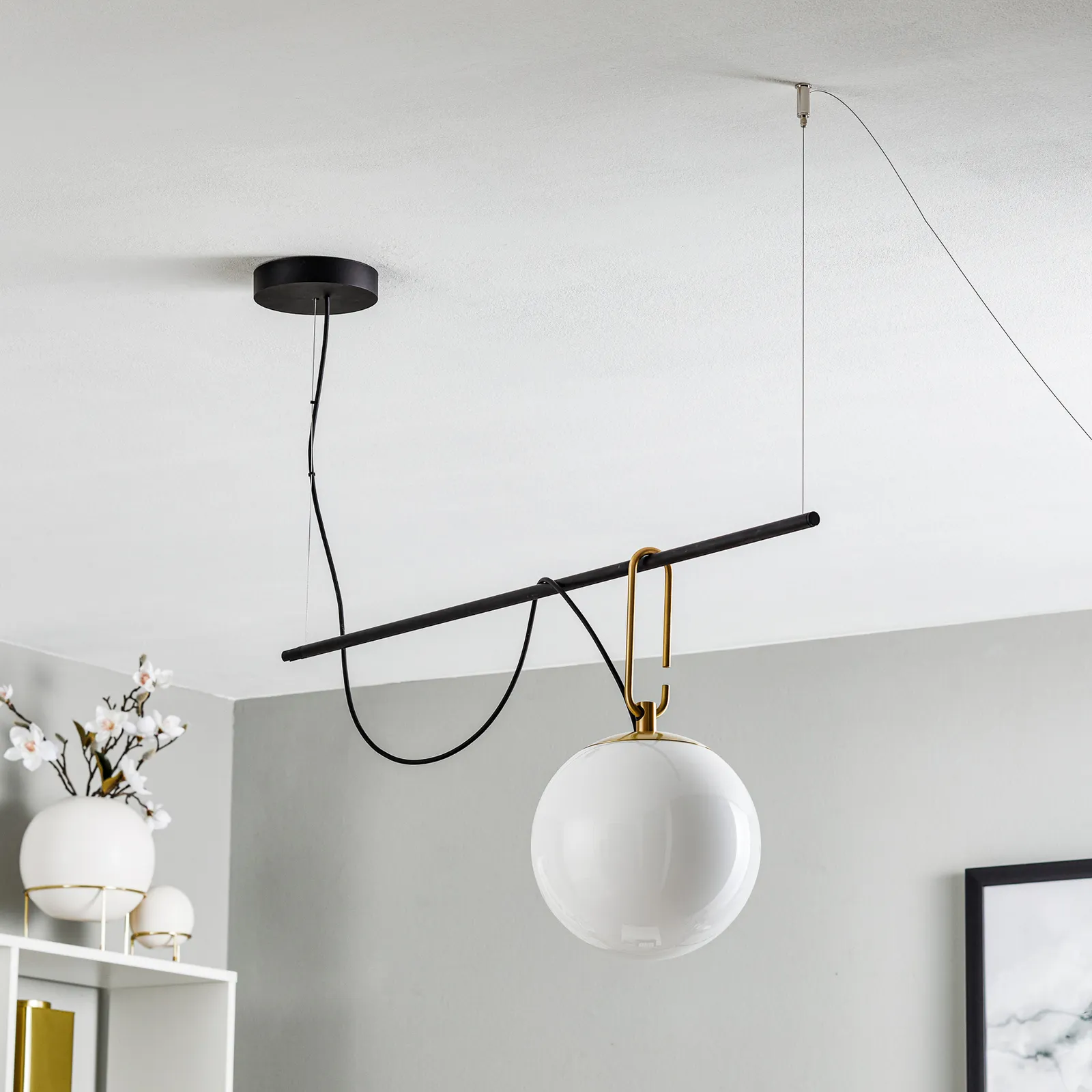 Artemide nh S2 22 sospensione 90,5 cm globo Ø 22cm