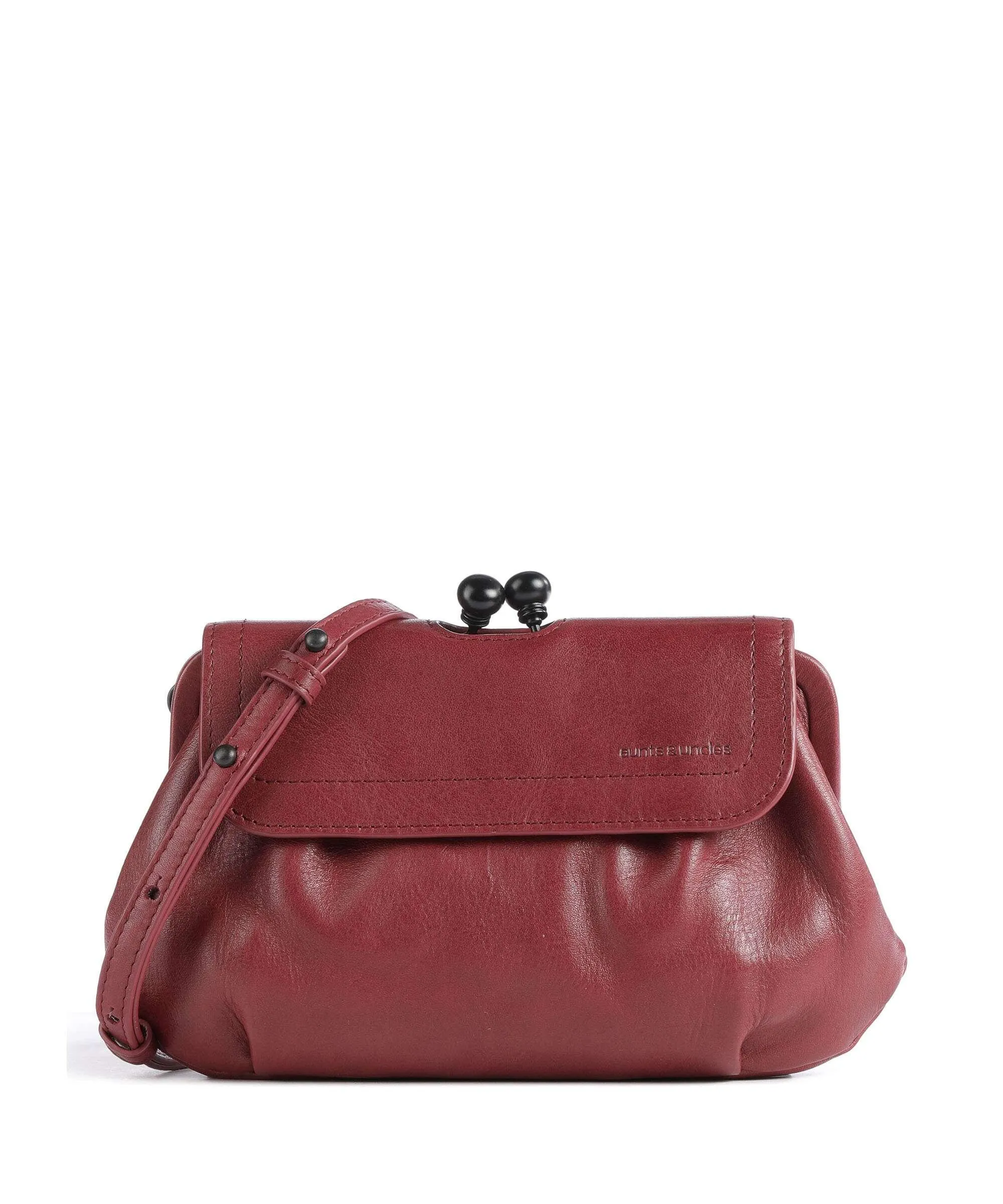 Aunts & Uncles Grandma's Luxury Club Mrs. Whoopie Pie Borsa a tracolla pelle di vacchetta finemente grana rosso  