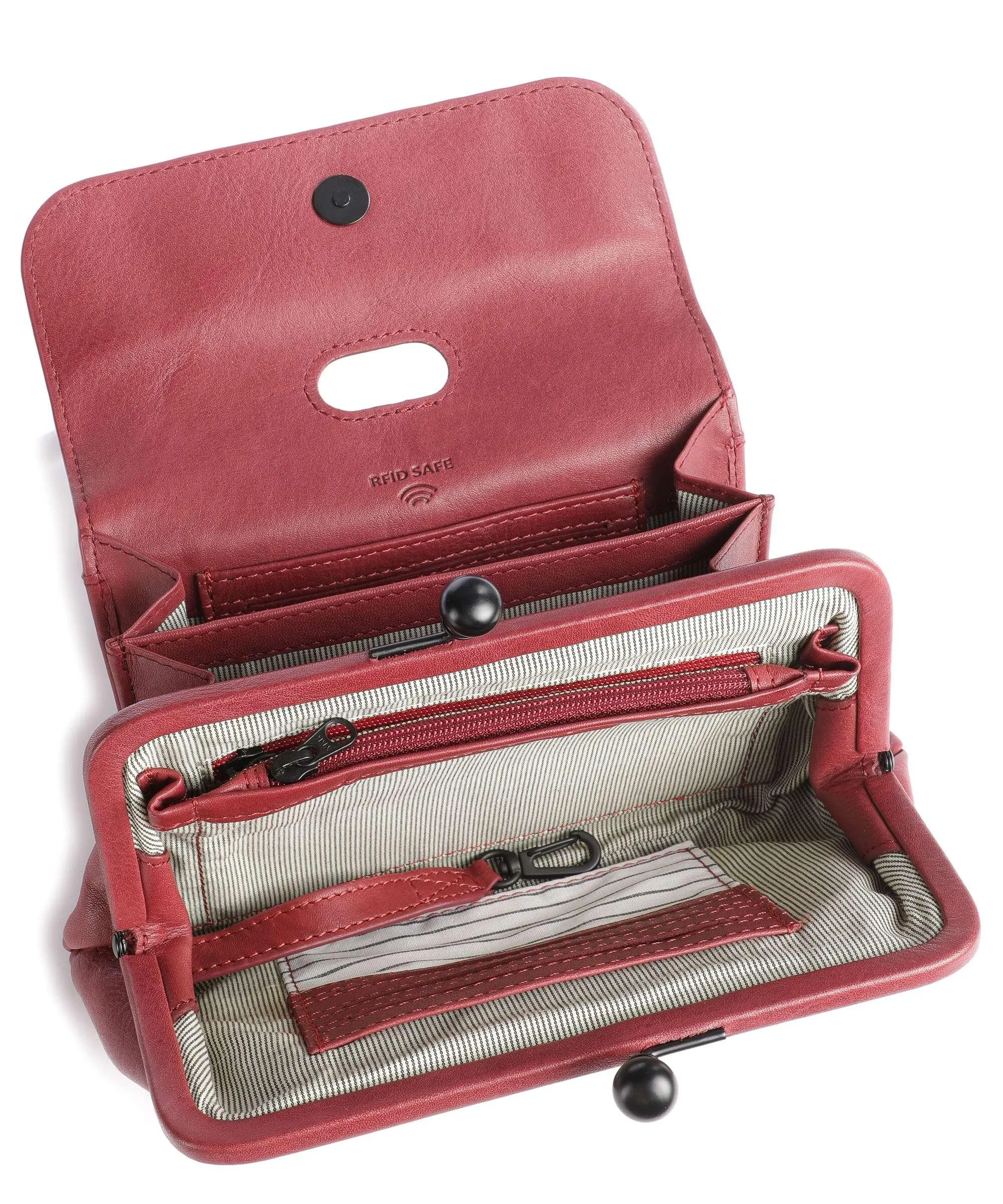  Aunts & Uncles Grandma's Luxury Club Mrs. Whoopie Pie Borsa a tracolla pelle di vacchetta finemente grana rosso  