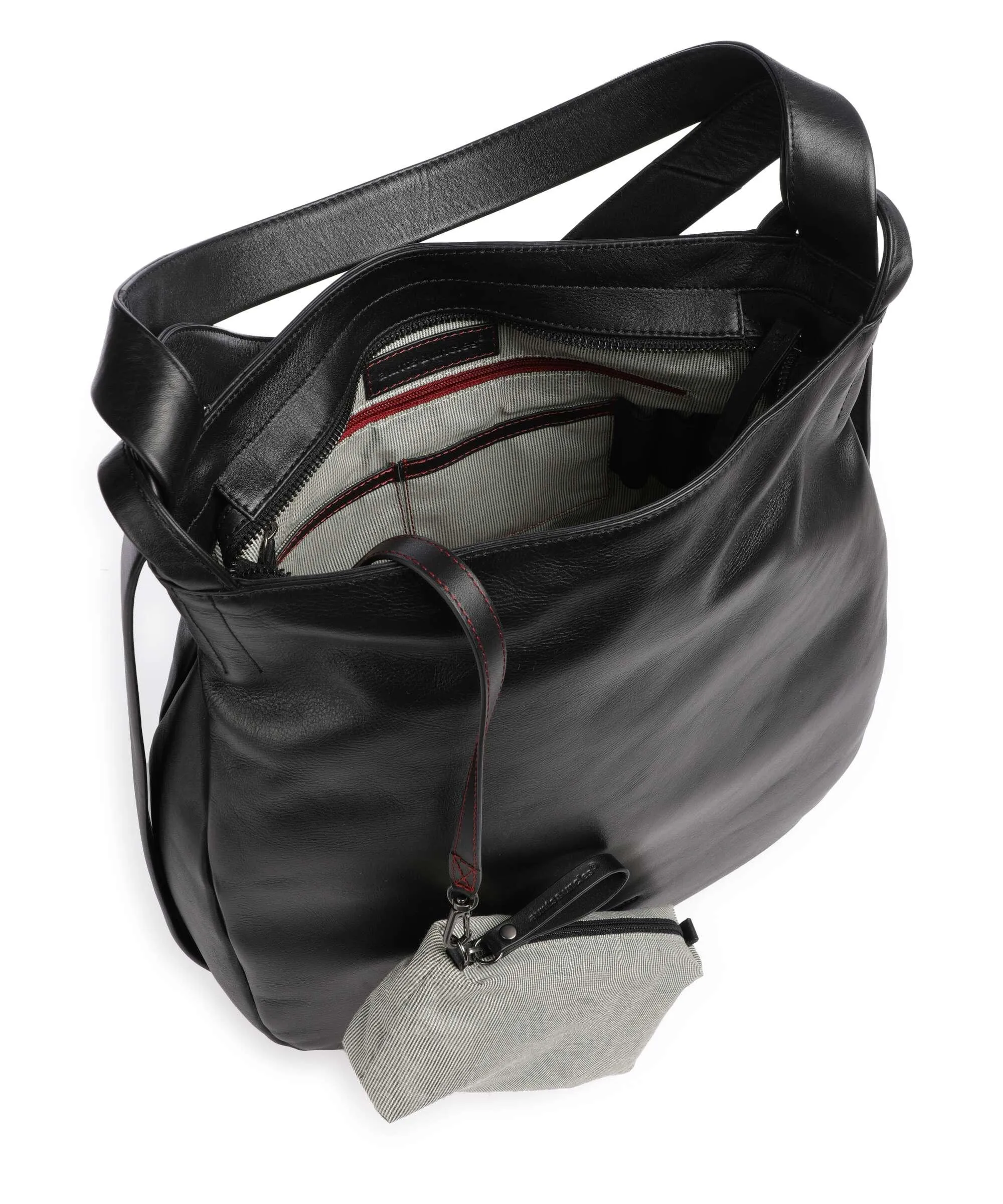  Aunts & Uncles Heavenly Meadow Pleasance Borsa a zainetto pelle di vacchetta finemente grana nero  