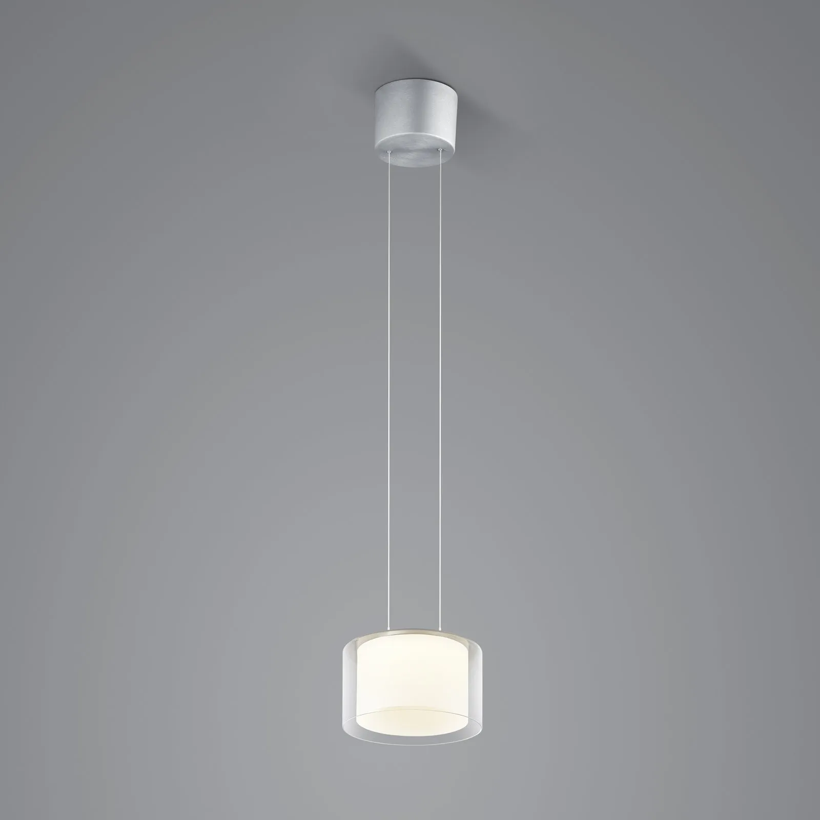 BANKAMP Grand Clear lampada a sospensione LED, a 1 luce, Ø 20 cm