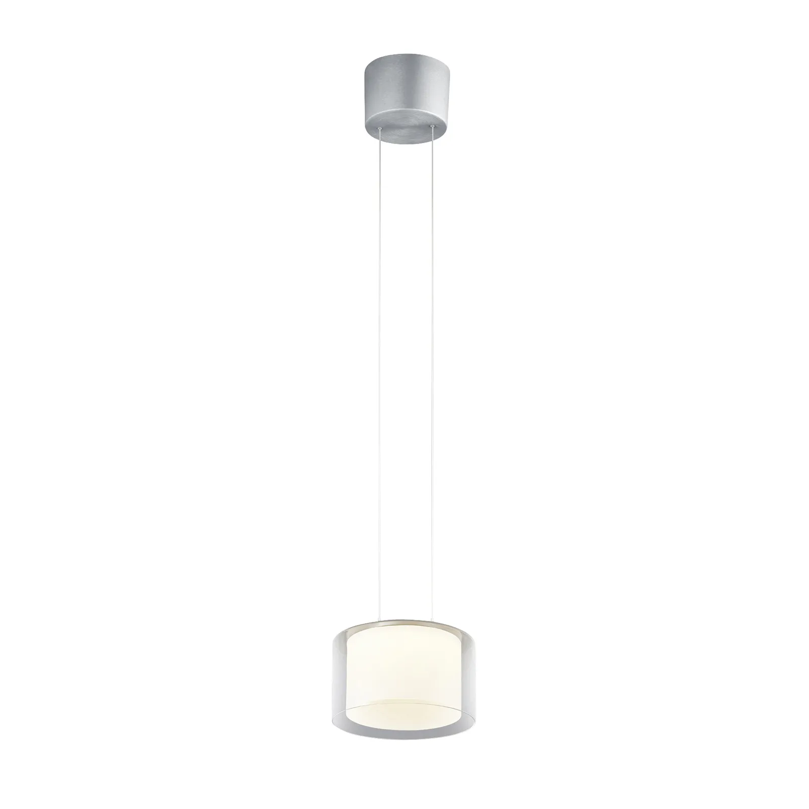 BANKAMP Grand Clear lampada a sospensione LED, a 1 luce, Ø 20 cm