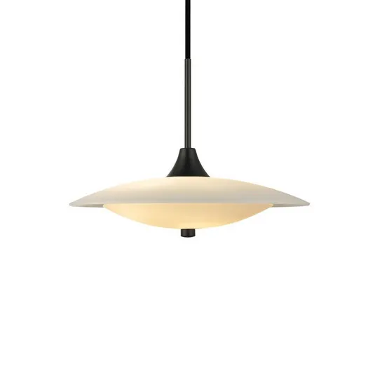 Baroni Lampada a Sospensione Ø40 Nero/Opale - Halo Design | Acquista online