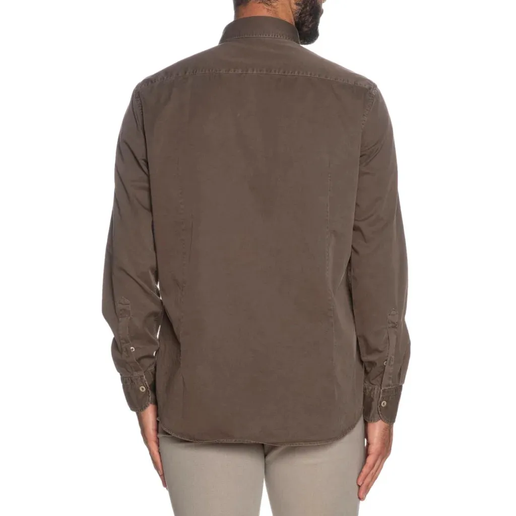 BASTONCINO Camicia Bastoncino Simo 1379 da uomo tortora