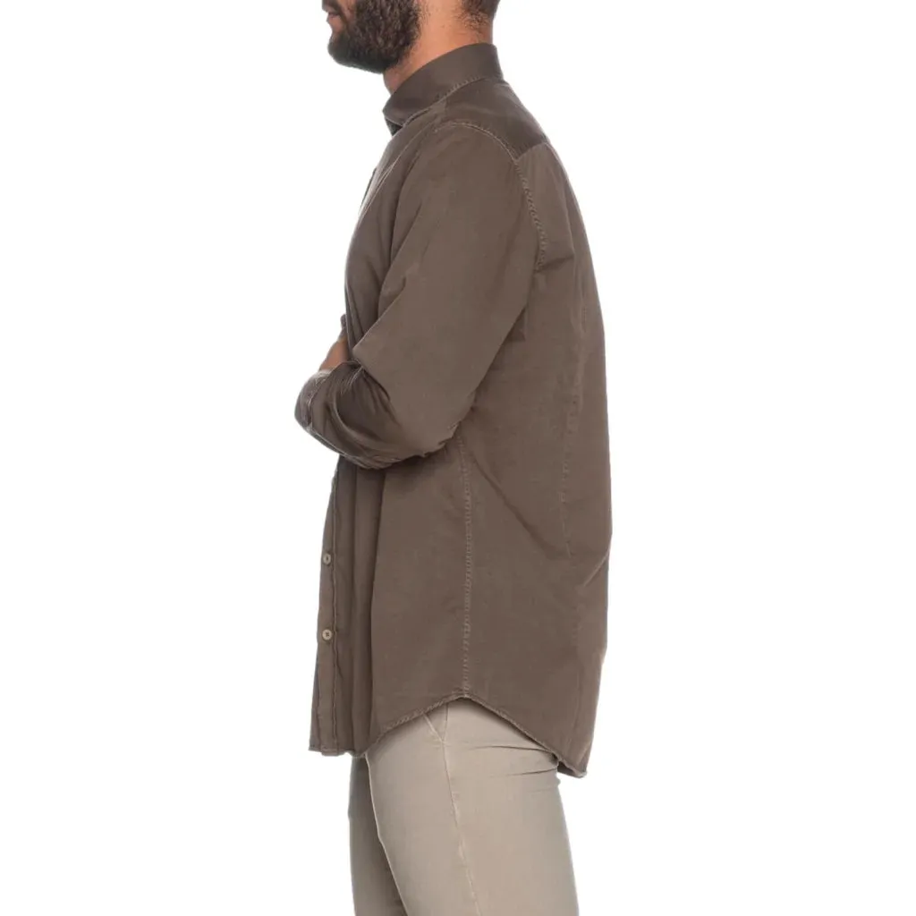 BASTONCINO Camicia Bastoncino Simo 1379 da uomo tortora