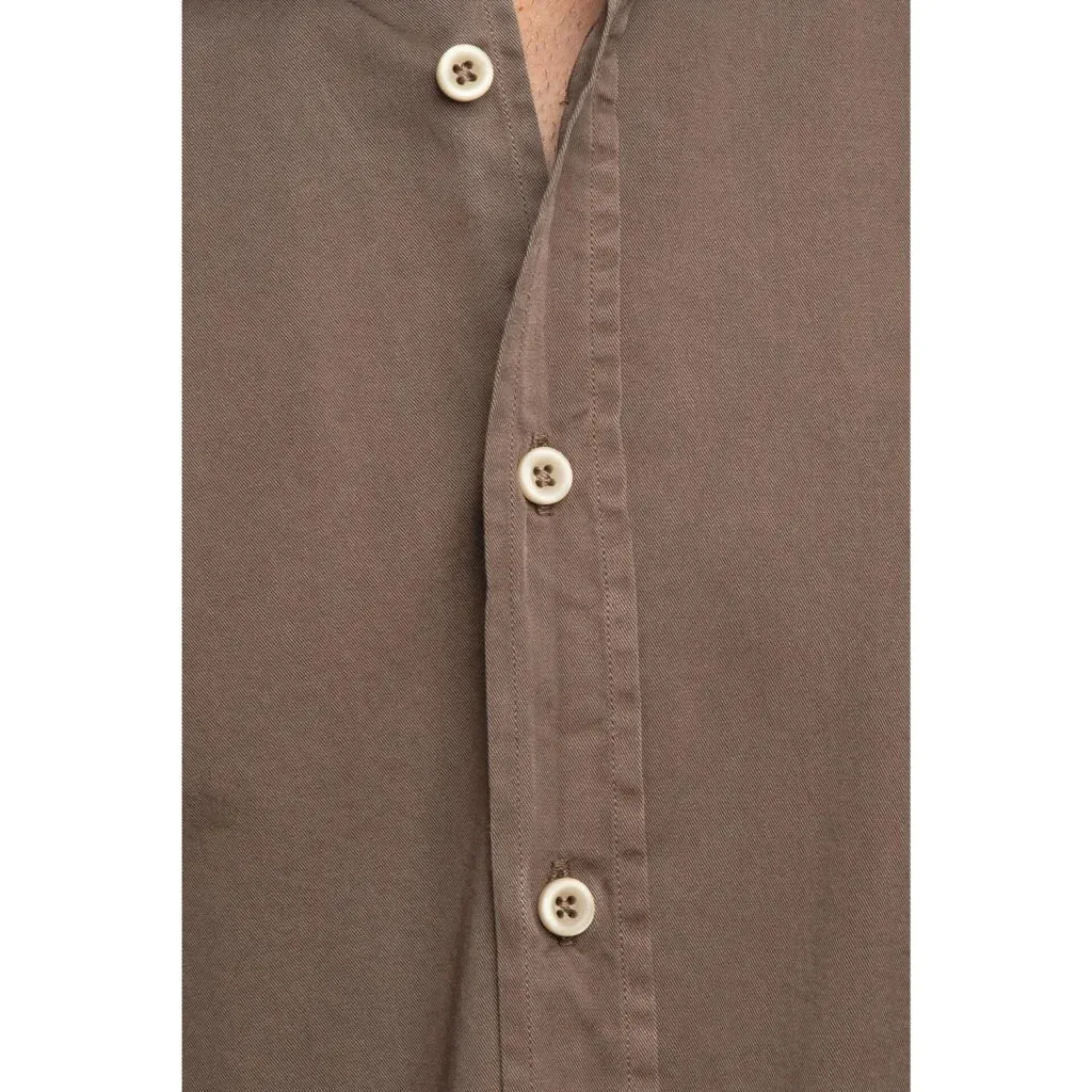 BASTONCINO Camicia Bastoncino Simo 1379 da uomo tortora
