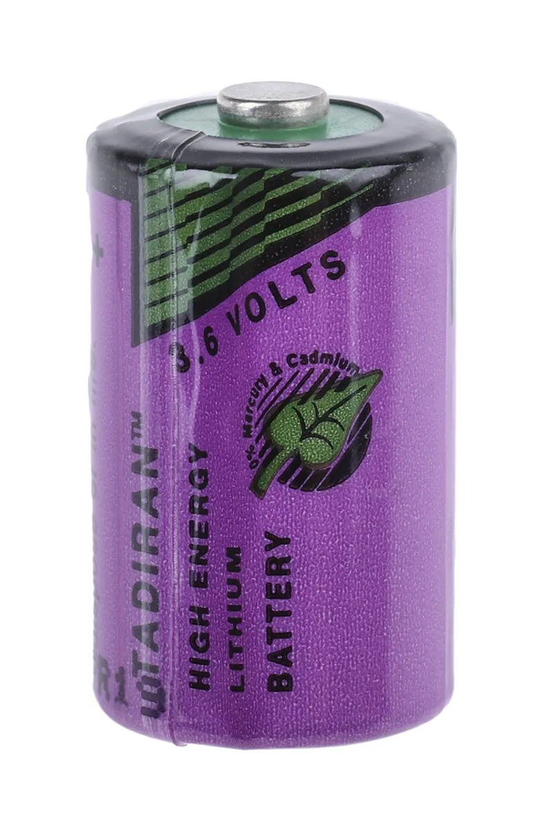 Batteria 1/2 AA Tadiran, Litio cloruro di tionile, 3.6V, 1.1Ah, terminale standard