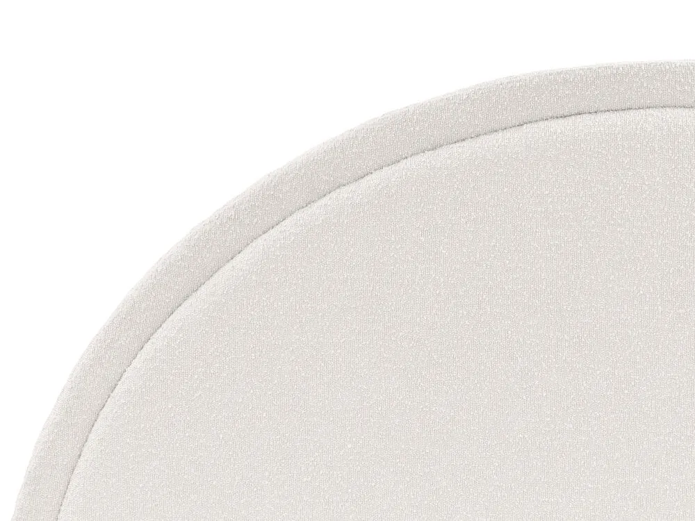 Bed Boucle MARGUT 180 x 200 cm (EU Super King) White