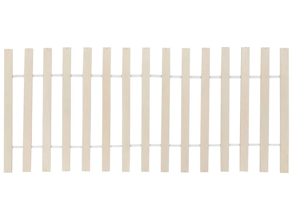 Bed Wood BONNAC 90 x 200 cm (EU Single) White