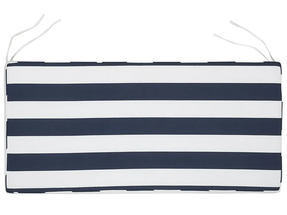 Bench Seat Pad Cushion VIVARA 152 x 54 cm Navy Blue