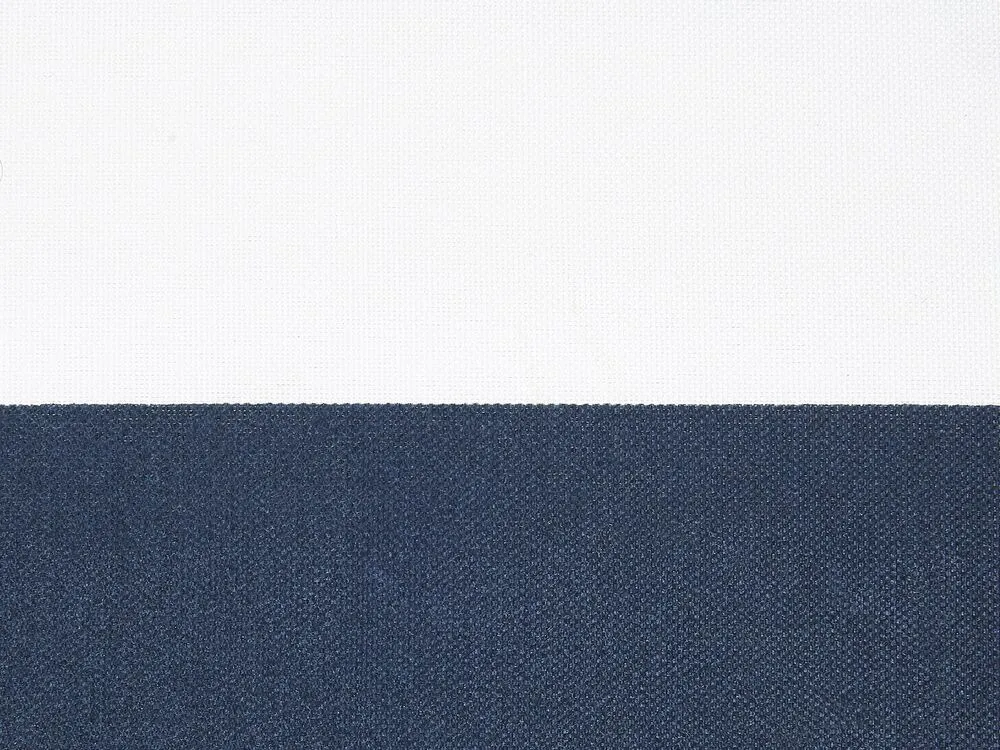 Bench Seat Pad Cushion VIVARA 152 x 54 cm Navy Blue