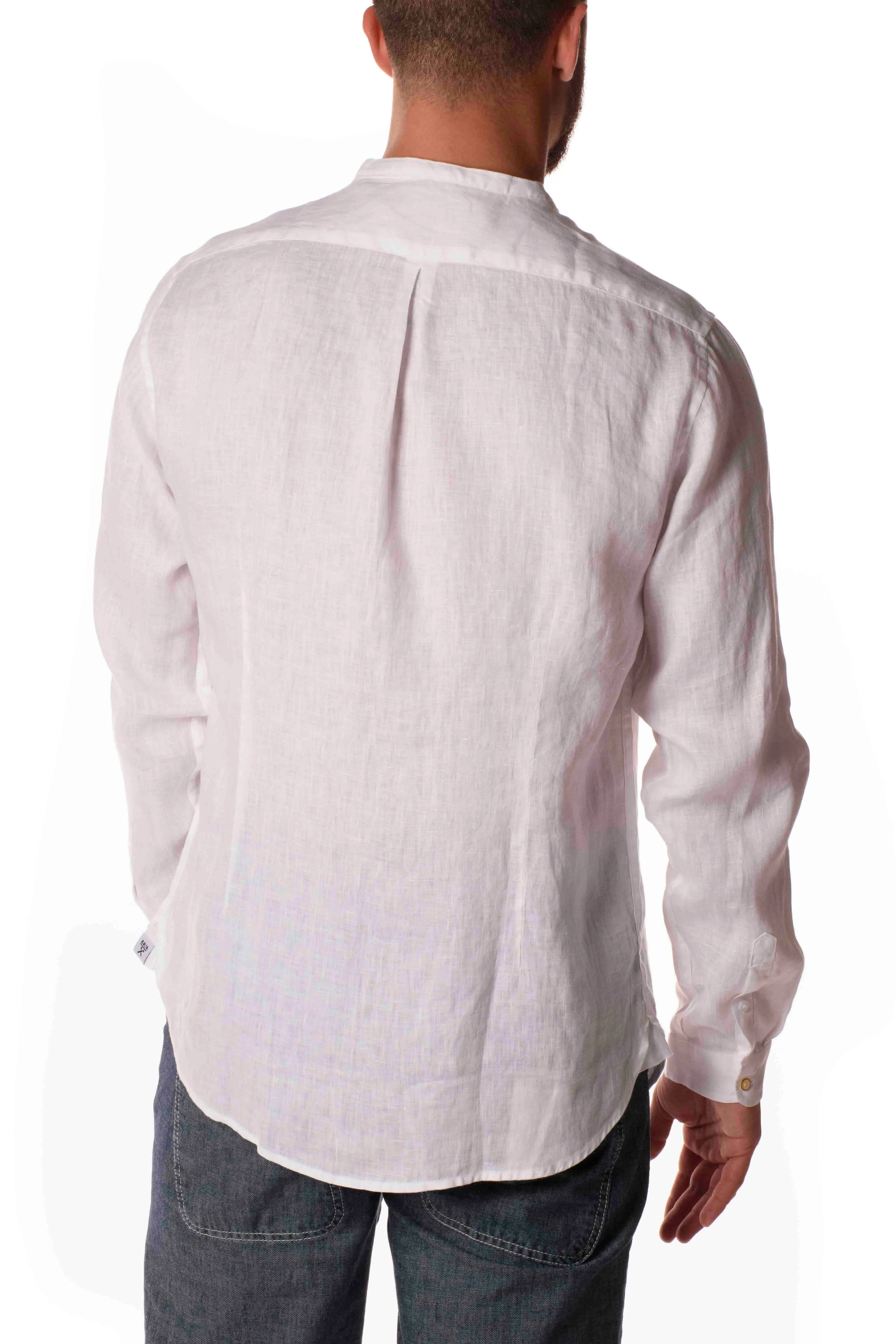 Berna Camicia Lino Coreana Uomo