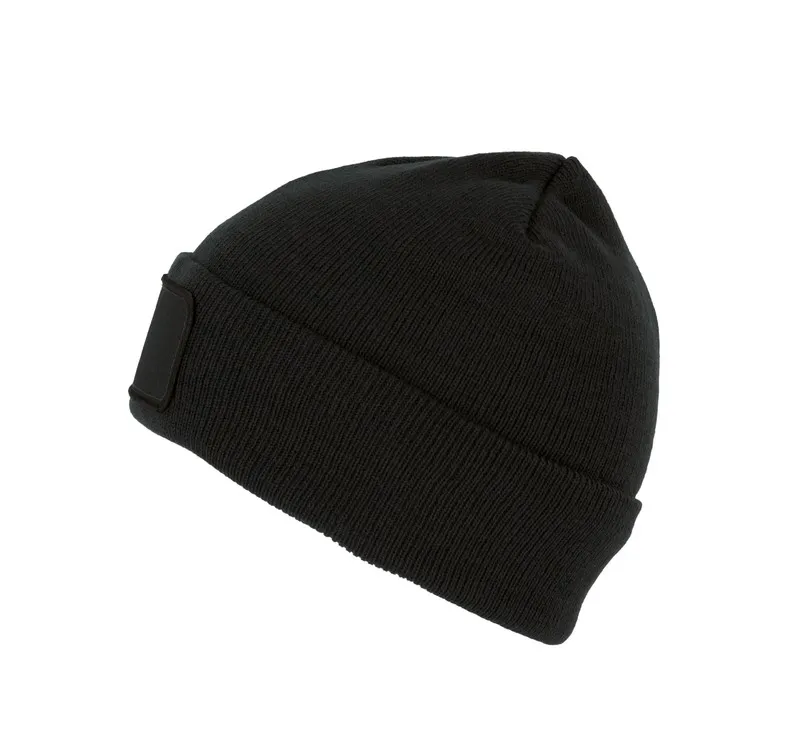 Berretto con patch e fodera Thinsulate reciclato