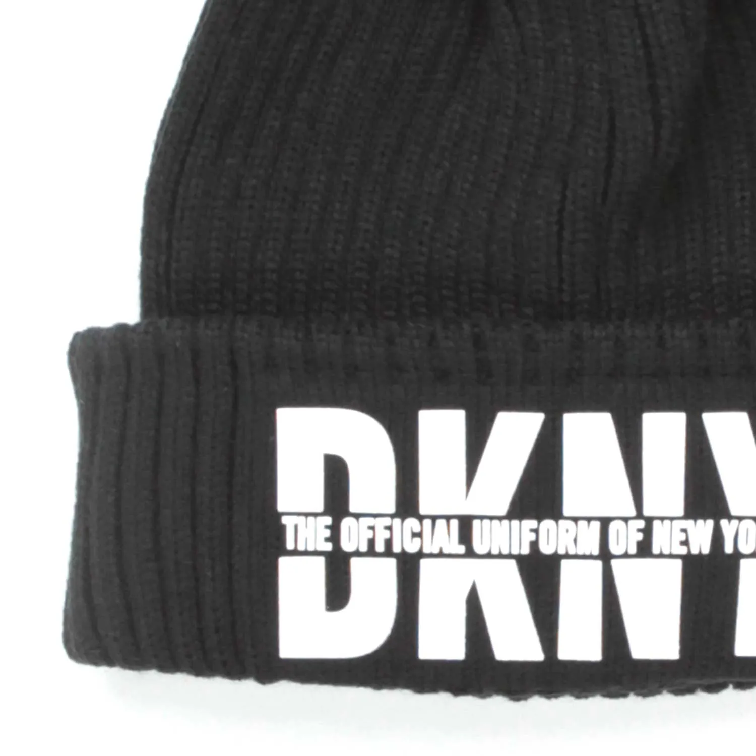 Berretto Nero Con Logo Bambina Teen