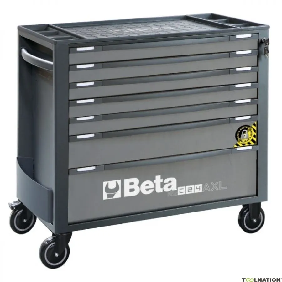 Beta 024004287 Carrello portautensili, grigio scuro + 8 cassetti - 103,5x97x44,5 cm