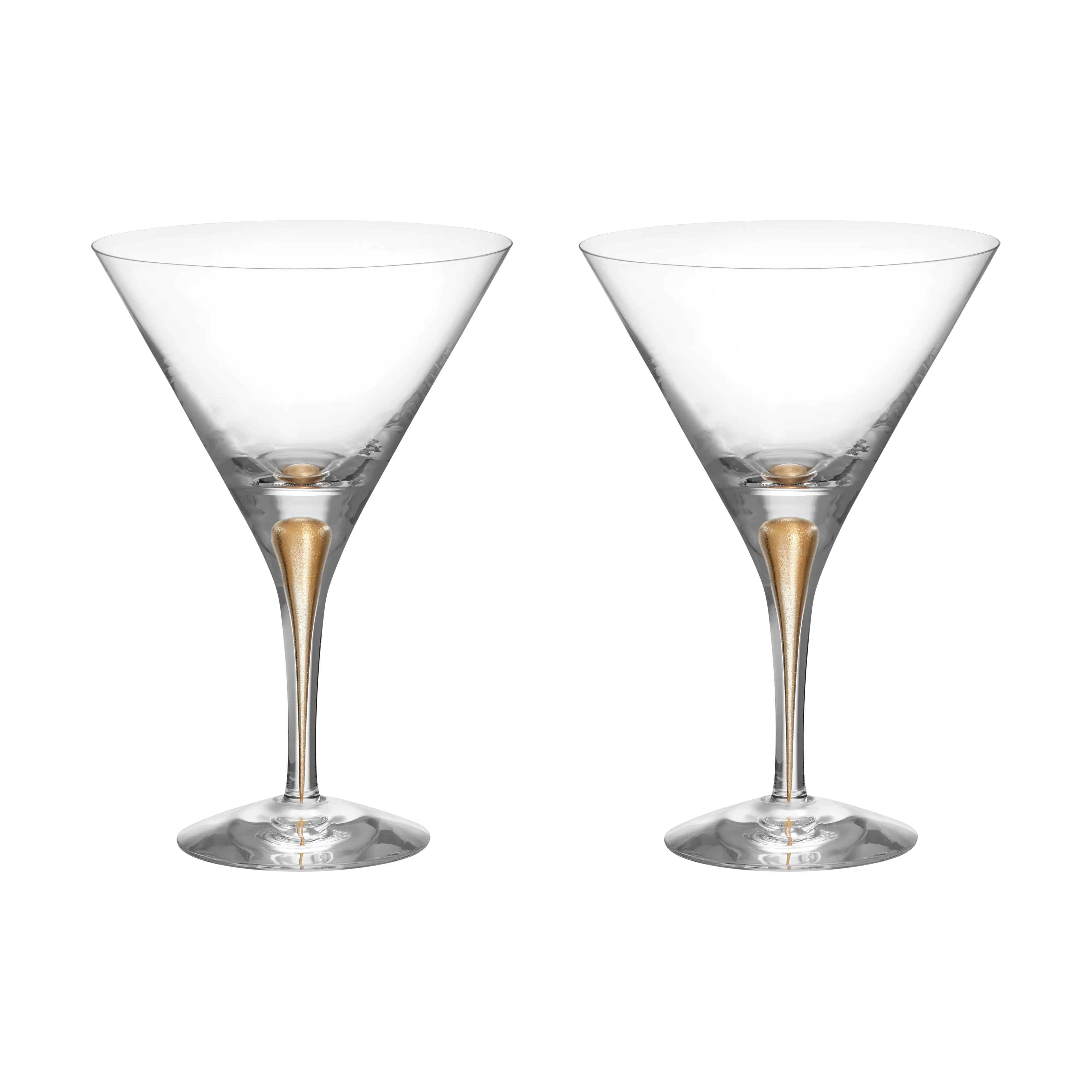 Bicchiere da martini Intermezzo da 25 cl, confezione da 2.jn{font-size:18px}Oro