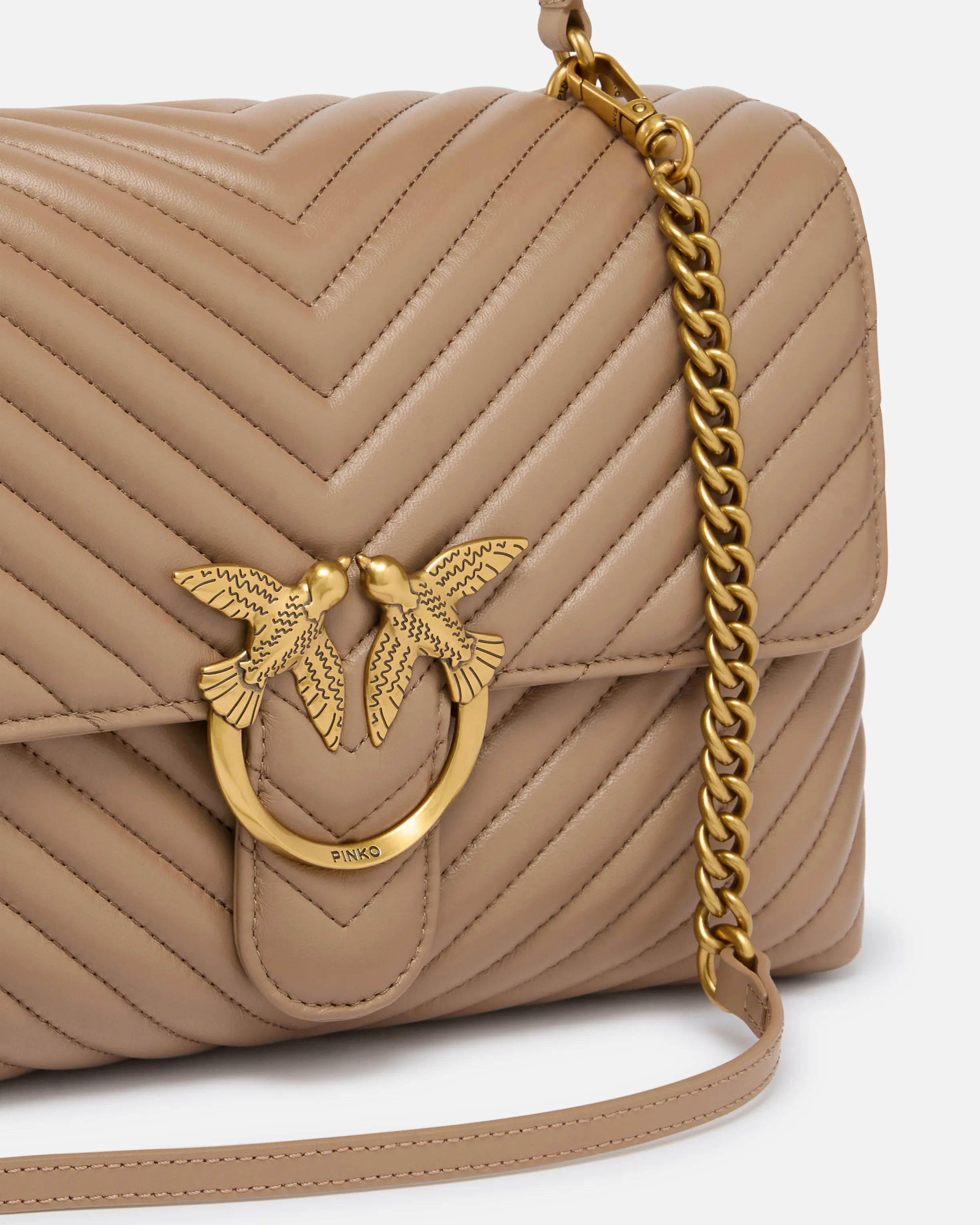  Big Lady Love Bag Puff Chevron    