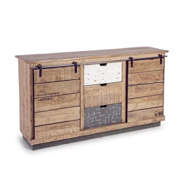 Bizzotto Credenza 2 ante  3 cassetti Tudor