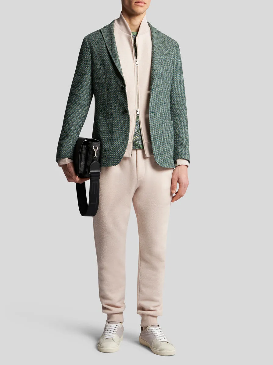 BLAZER IN JERSEY DI COTONE